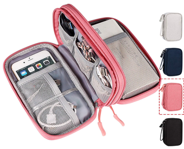 Electronic Organizer Travel USB Cable Accessories Bag/Case 1