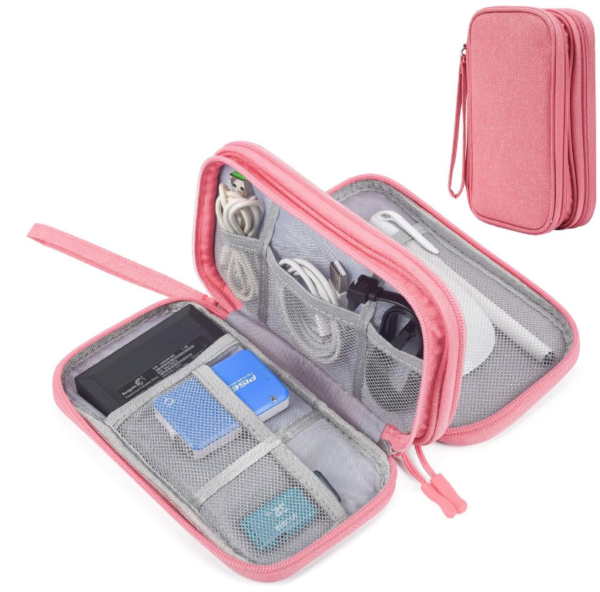 Electronic Organizer Travel USB Cable Accessories Bag/Case 2