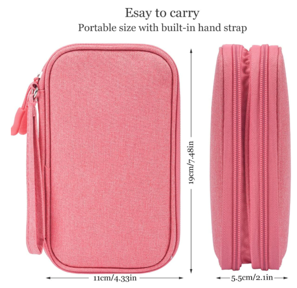 Electronic Organizer Travel USB Cable Accessories Bag/Case 3